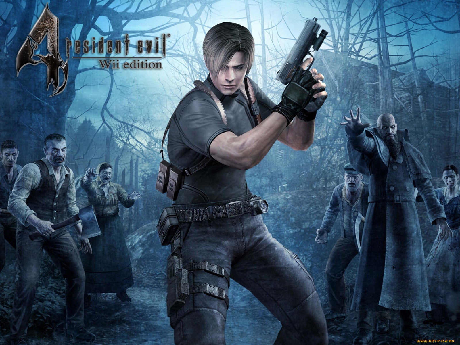 Обои Resident Evil 4: Wii Edition Видео Игры Resident Evil 4: Wii Edition,  обои для рабочего стола, фотографии resident, evil, wii, edition, видео,  игры Обои для рабочего стола, скачать обои картинки заставки